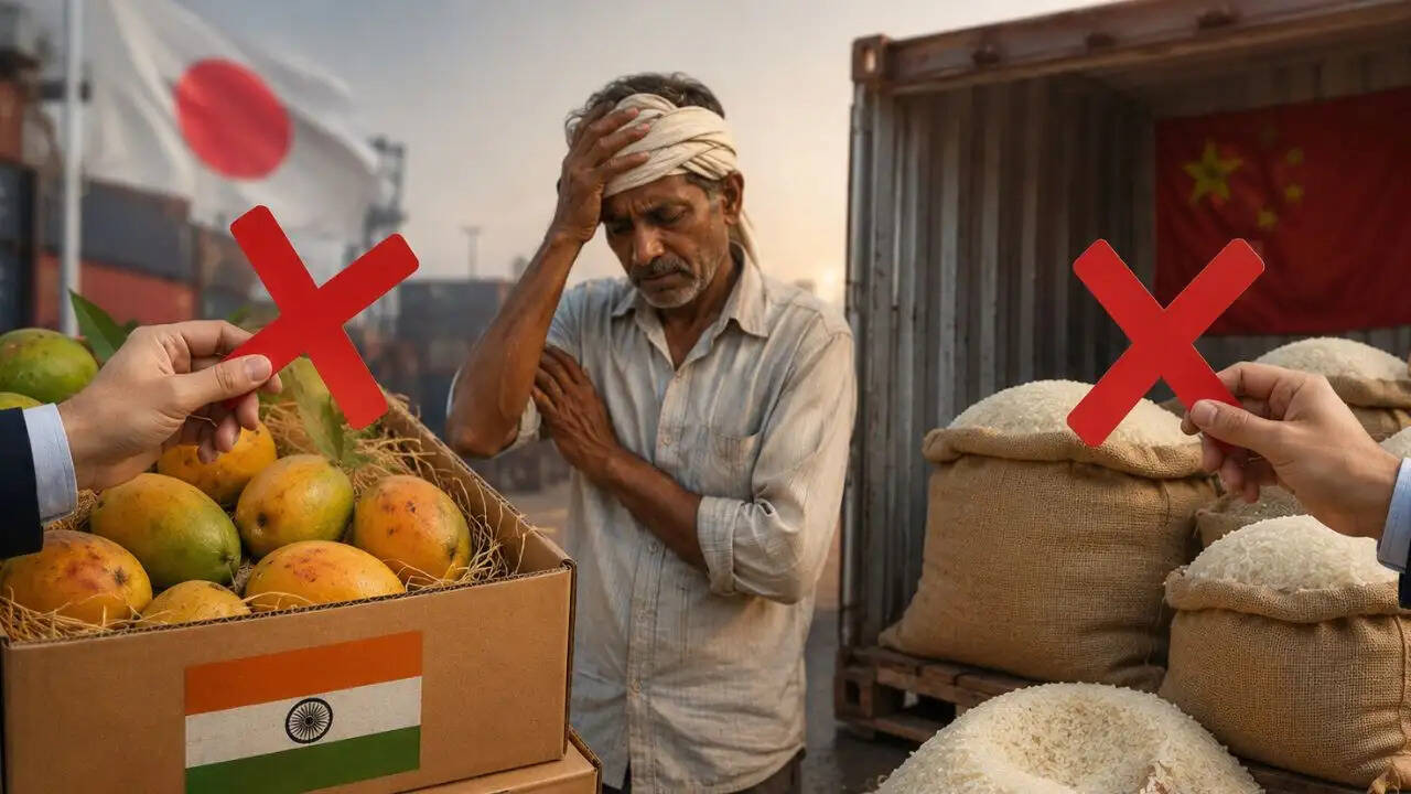 भारत के कृषि उत्पादों पर जापान और चीन के प्रतिबंध से बढ़ी चिंता