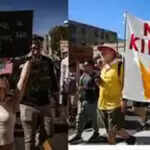 डोनाल्ड ट्रंप के खिलाफ अमेरिका में बड़े पैमाने पर विरोध प्रदर्शन