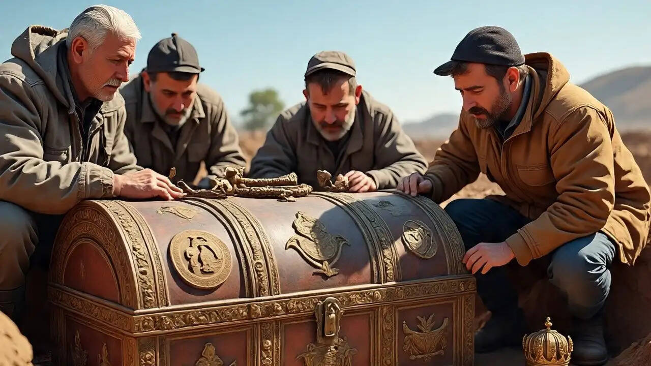 ललितपुर में खुदाई के दौरान सोने जैसी ईंटों की खोज ने मचाई हलचल