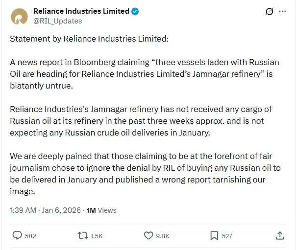 रूस से तेल आयात में कमी पर रिलायंस का बयान, सौरभ भारद्वाज ने भाजपा पर साधा निशाना