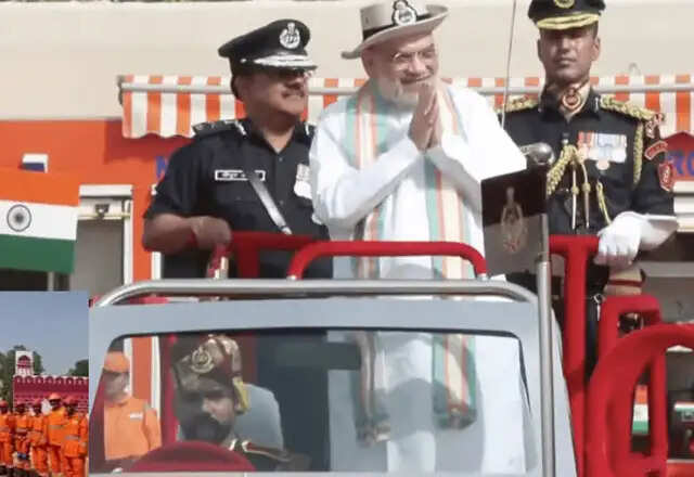गाजियाबाद में NDRF की आठवीं बटालियन को मिला प्रेसिडेंट कलर, अमित शाह ने की सराहना