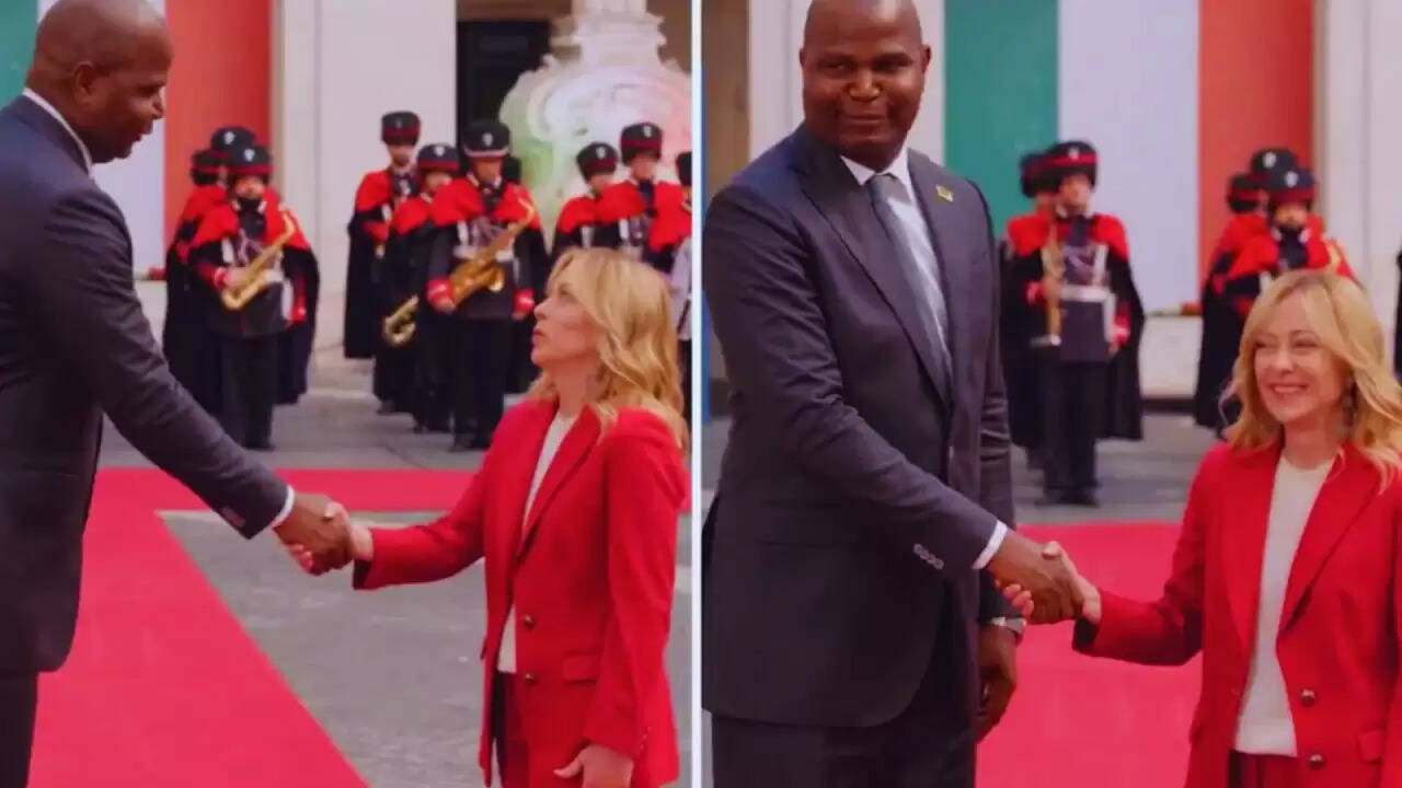इटली की प्रधानमंत्री जियोर्जिया मेलोनी और मोजाम्बिक के राष्ट्रपति चापो का मजेदार वीडियो हुआ वायरल
