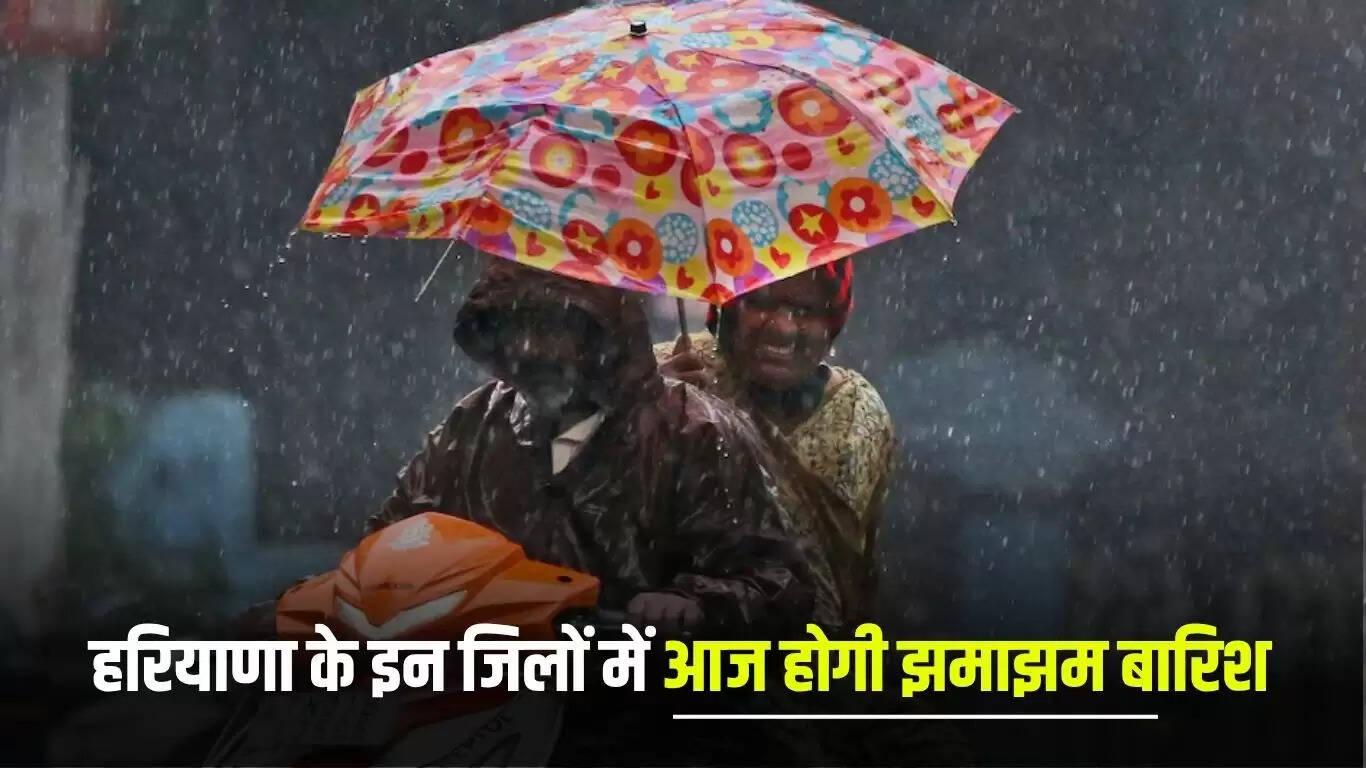 हरियाणा में मानसून की दस्तक, बारिश का पूर्वानुमान