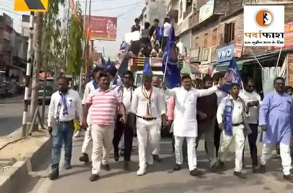 सोनौली में अंबेडकर जयंती पर भव्य बाइक रैली का आयोजन