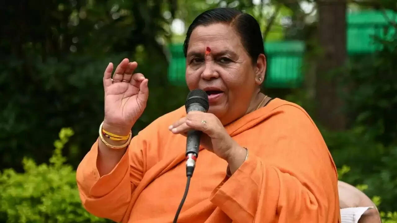 उमा भारती ने भोपाल में सामाजिक मुद्दों पर अपनी राय रखी