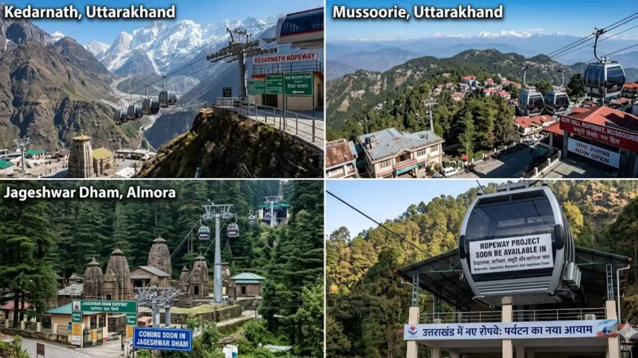 उत्तराखंड में रोपवे प्रोजेक्ट: श्रद्धालुओं के लिए यात्रा को आसान बनाने की योजना