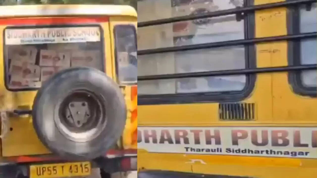 सिद्धार्थनगर में स्कूल वैन से शराब ले जाने का मामला, शिक्षा व्यवस्था पर सवाल