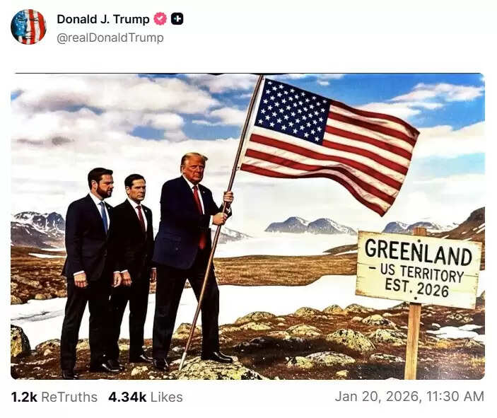 ट्रंप की ग्रीनलैंड पर कब्जे की मंशा: तस्वीरों में छिपा संदेश