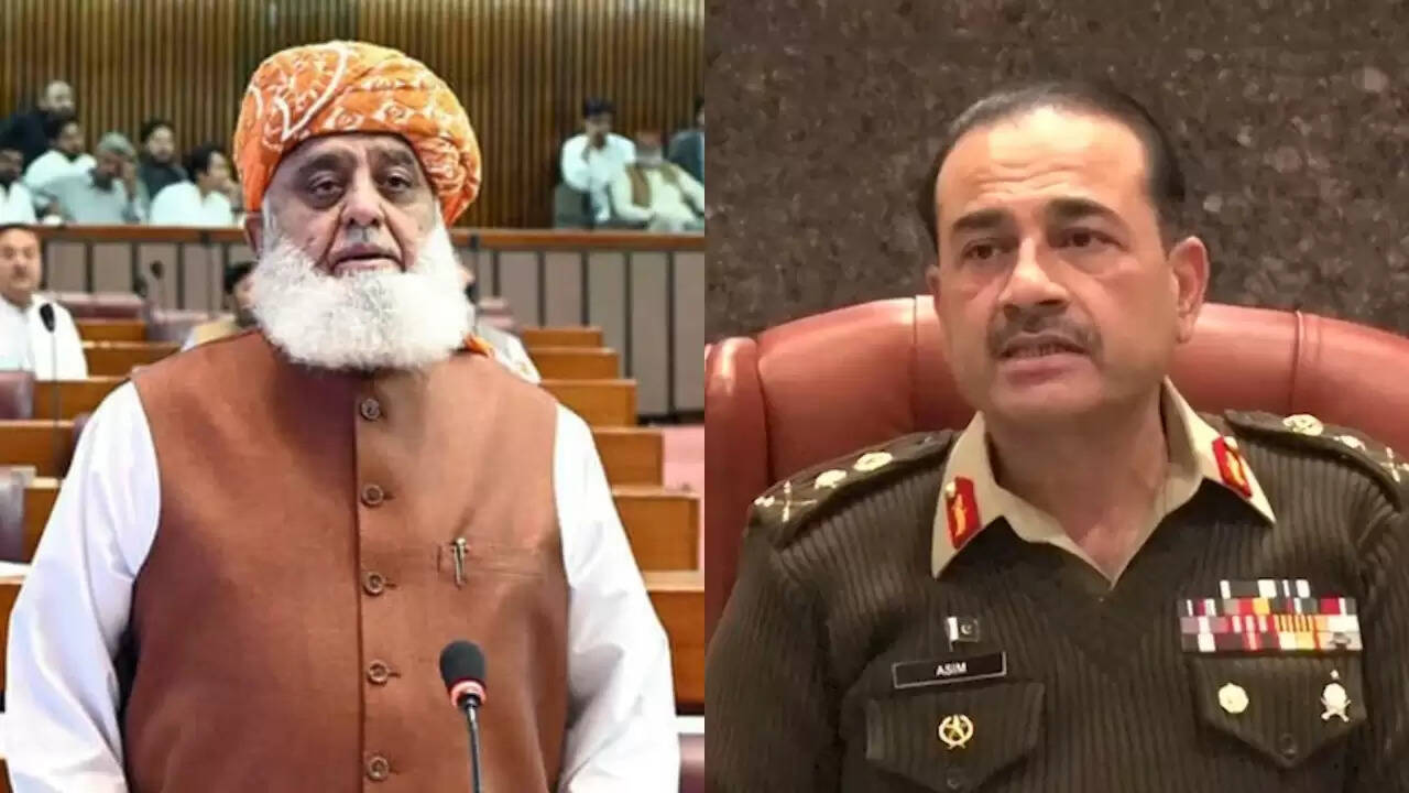 पाकिस्तान की राजनीति में हलचल: मौलाना फजलुर रहमान ने सेना प्रमुख की नीतियों पर उठाए सवाल