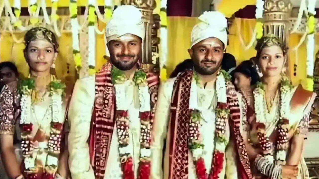 तेलंगाना में जुड़वां भाई-बहनों की अनोखी शादी ने मचाई धूम