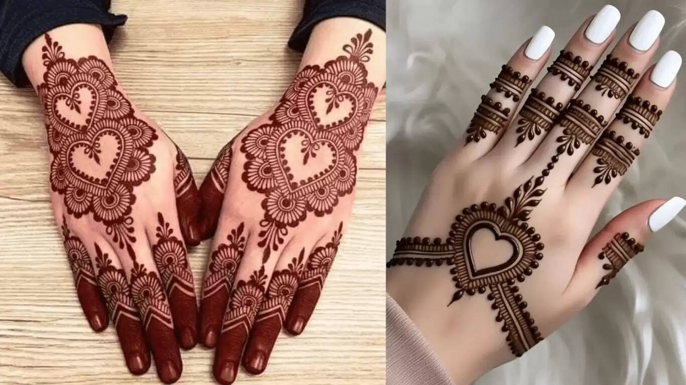 सावन में दिल वाली मेहंदी: खूबसूरत डिज़ाइन जो आपके हाथों को सजाएंगे