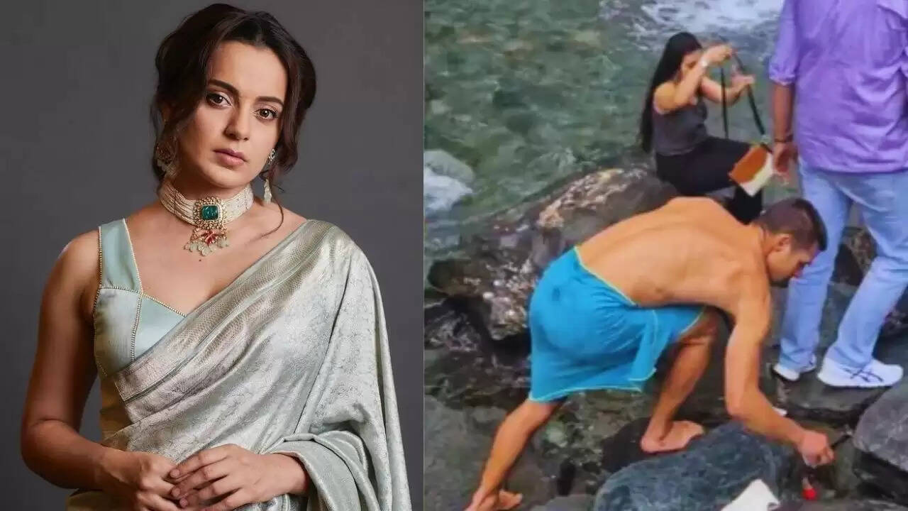 कंगना रनौत ने विदेशी पर्यटक के कचरा उठाने के वीडियो को किया साझा