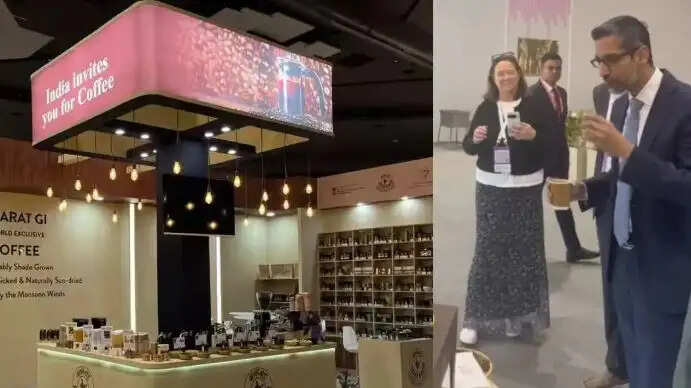 सुंदर पिचाई ने भारत जीआई कॉफी का लिया स्वाद, वीडियो हुआ वायरल