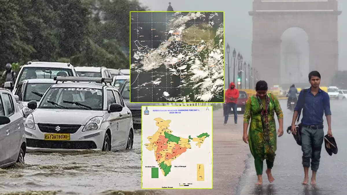 दिल्ली में मूसलाधार बारिश और ऑरेंज अलर्ट: मौसम विभाग की चेतावनी