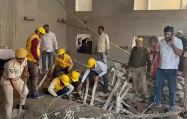 जयपुर में निर्माणाधीन भवन का बेसमेंट धंसने से एक की मौत, कई घायल