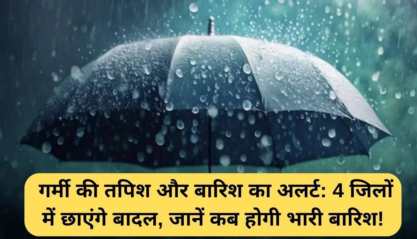 उत्तर प्रदेश में मौसम का मिजाज: बारिश और गर्मी का अलर्ट