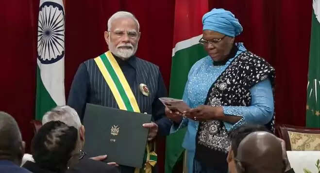 प्रधानमंत्री मोदी को नामीबिया का सर्वोच्च नागरिक सम्मान मिला