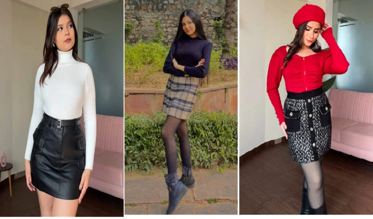 नए साल की पार्टी के लिए बेहतरीन स्कर्ट लुक्स