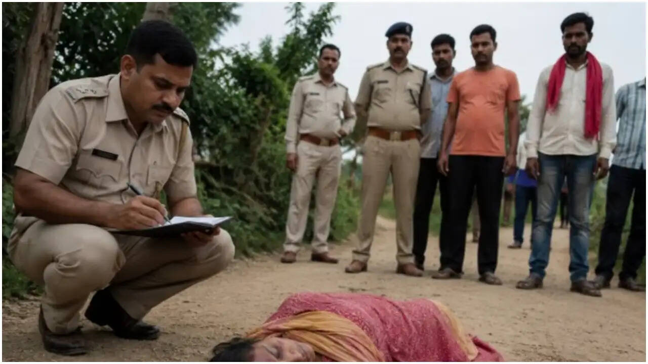 मुरैना में घरेलू हिंसा का मामला: पत्नी की हत्या के आरोप में पति फरार