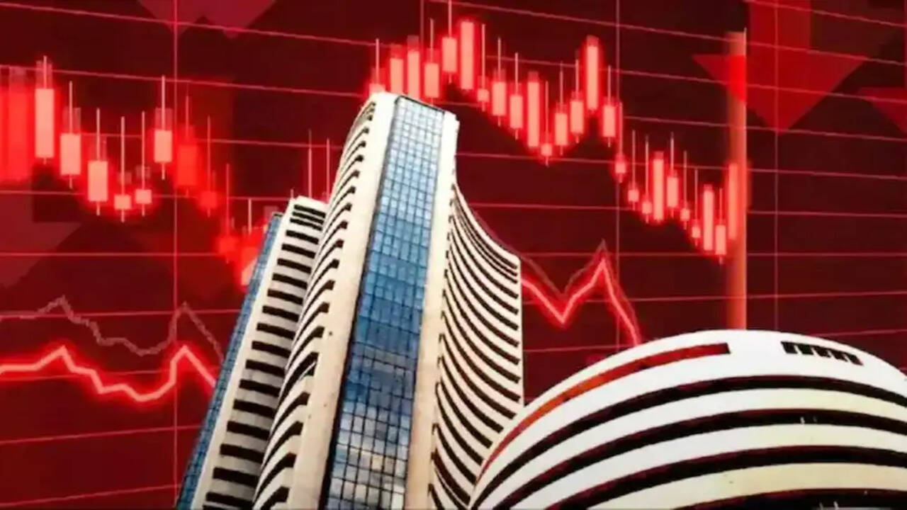 शेयर बाजार में गिरावट, सेंसेक्स 120 अंक नीचे बंद