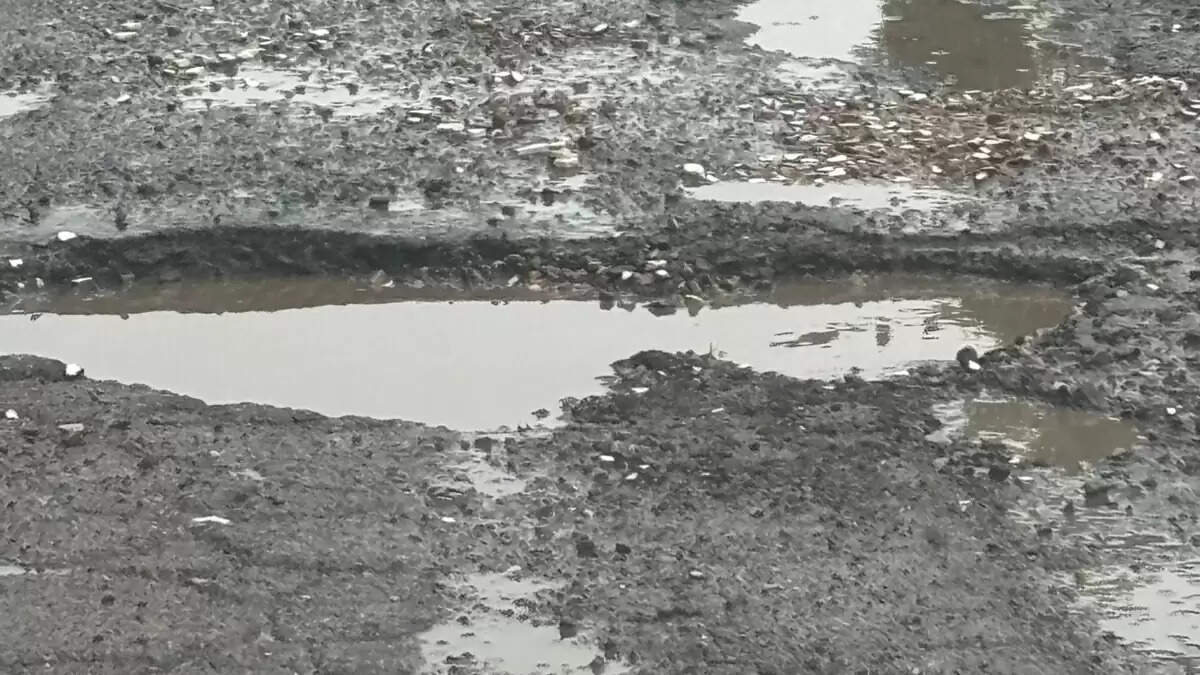 ग्रेटर नोएडा वेस्ट में गड्ढों से परेशान जनता ने उठाई आवाज