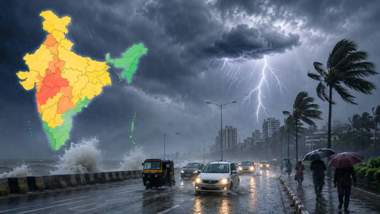 मॉनसून का कहर: IMD ने कई राज्यों में भारी बारिश और तेज हवाओं का किया अलर्ट