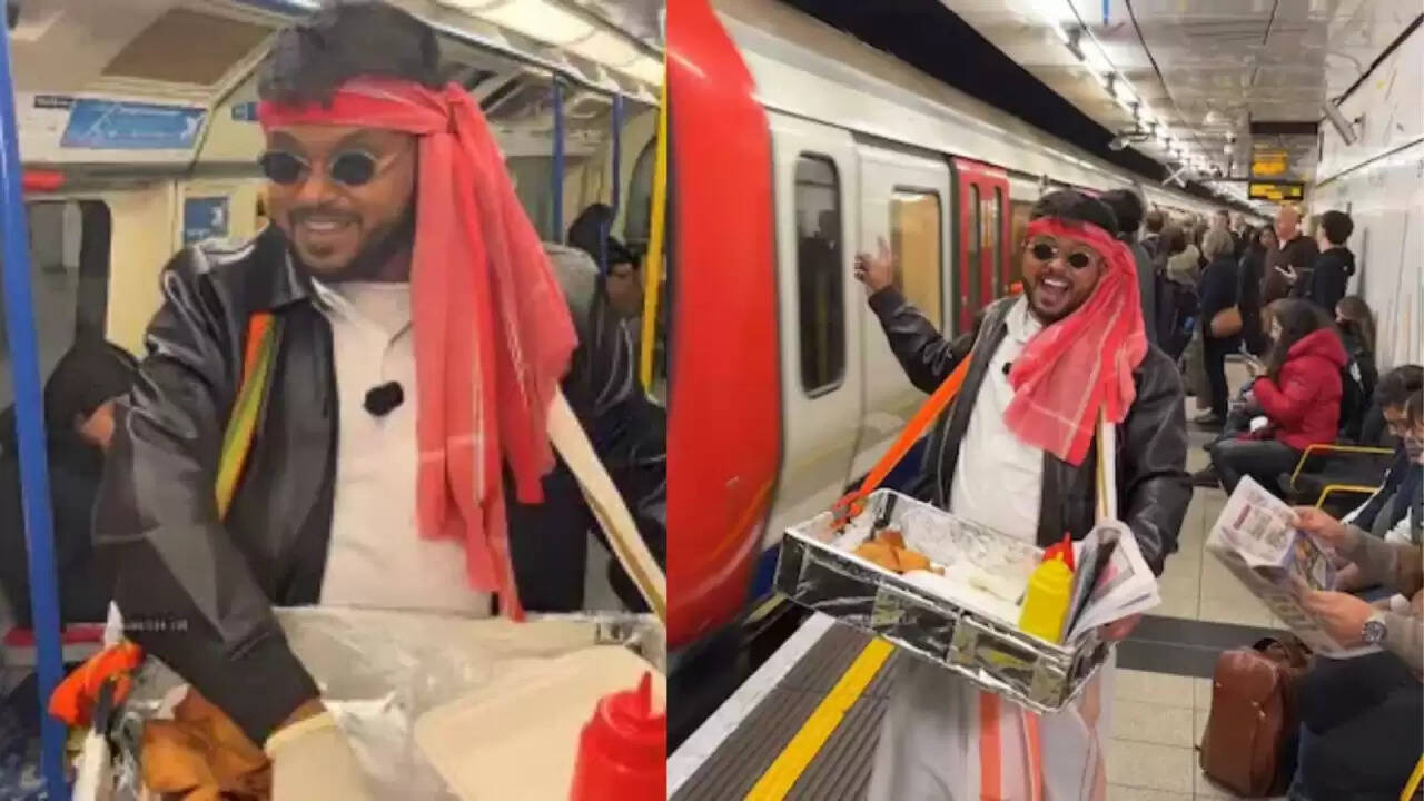 लंदन की ट्रेन में समोसे बेचने वाला भारतीय: क्या है इस वीडियो की कहानी?