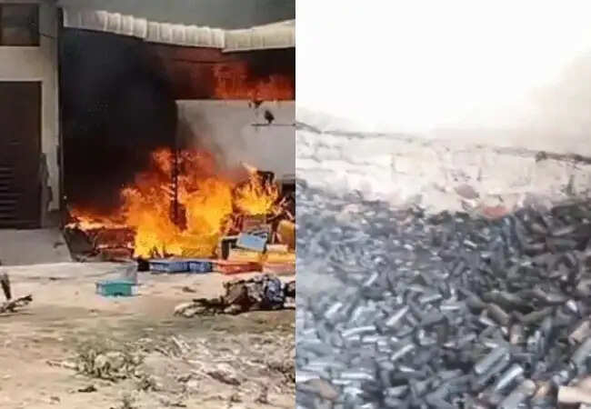 जयपुर में अवैध पटाखा फैक्ट्री में आग लगने से 5 की मौत