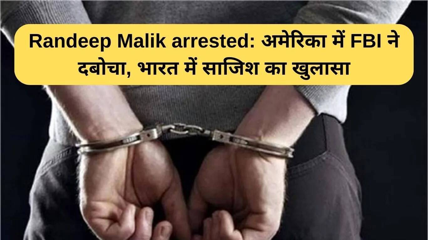 गैंगस्टर रणदीप मलिक की अमेरिका में गिरफ्तारी: भारत में साजिश का खुलासा
