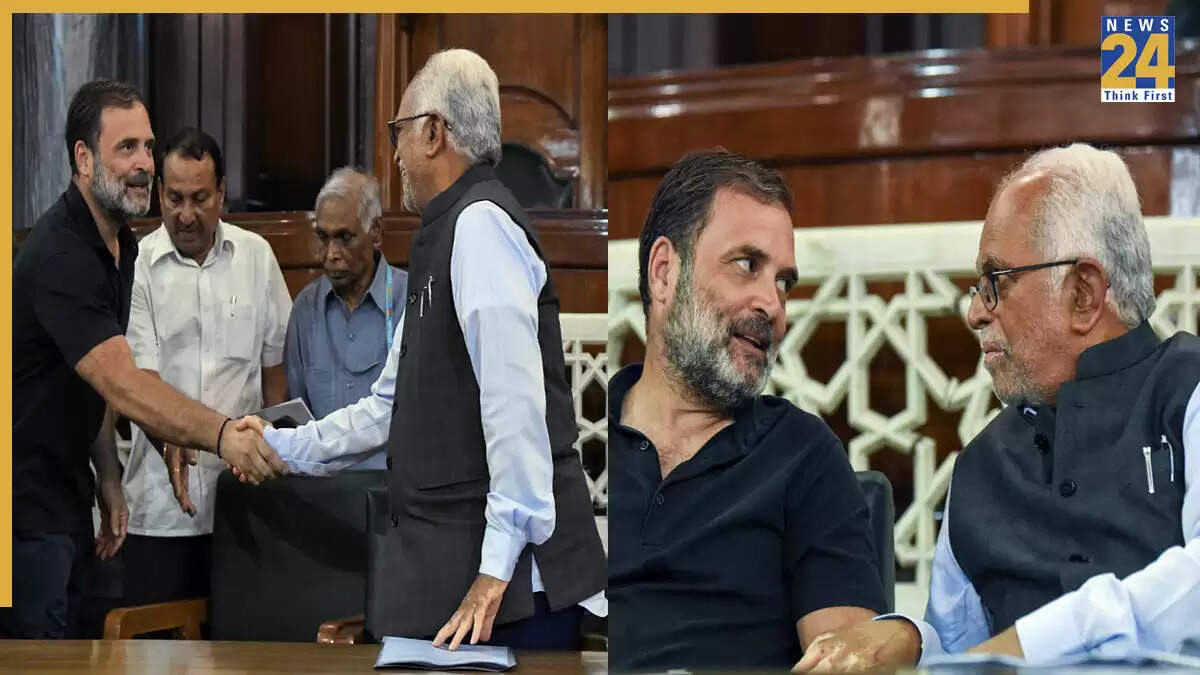 बी. सुदर्शन रेड्डी ने राहुल गांधी की सराहना की, आज करेंगे नामांकन