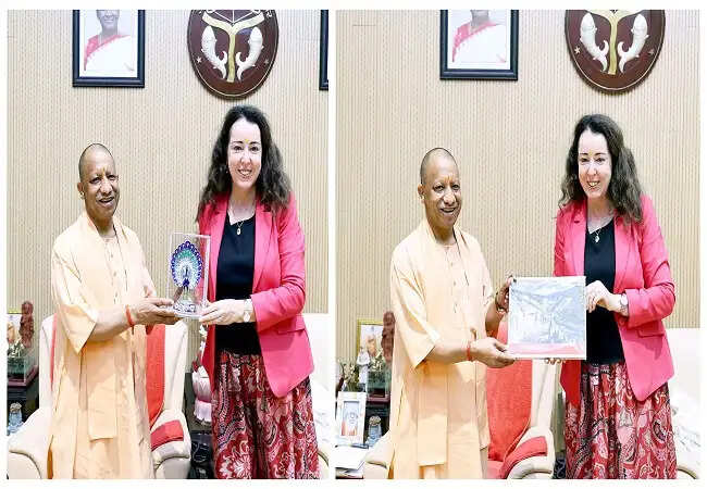 योगी आदित्यनाथ ने स्विट्ज़रलैंड की राजदूत से की मुलाकात, द्विपक्षीय संबंधों को मजबूत करने की दिशा में कदम