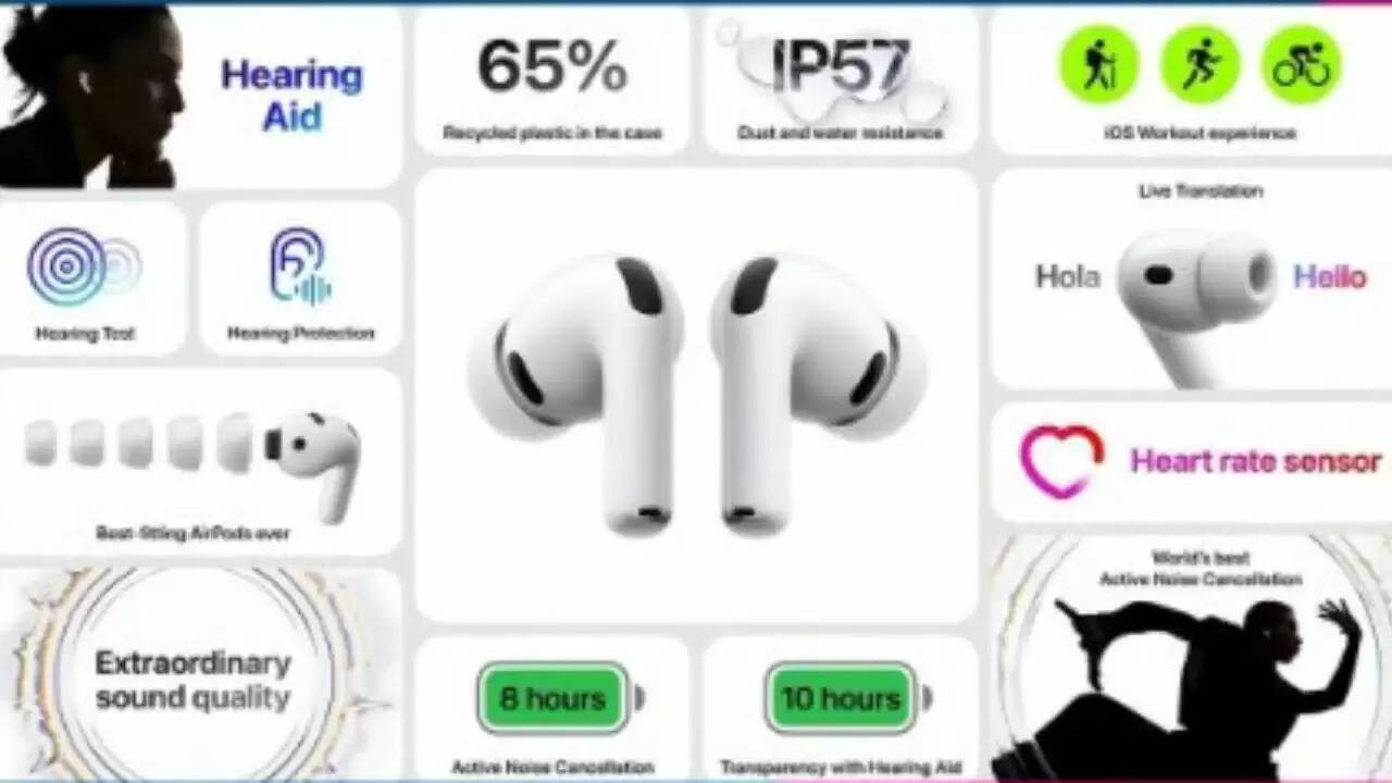 Apple ने लॉन्च किया नया AirPods Pro 3, जानें इसके खास फीचर्स