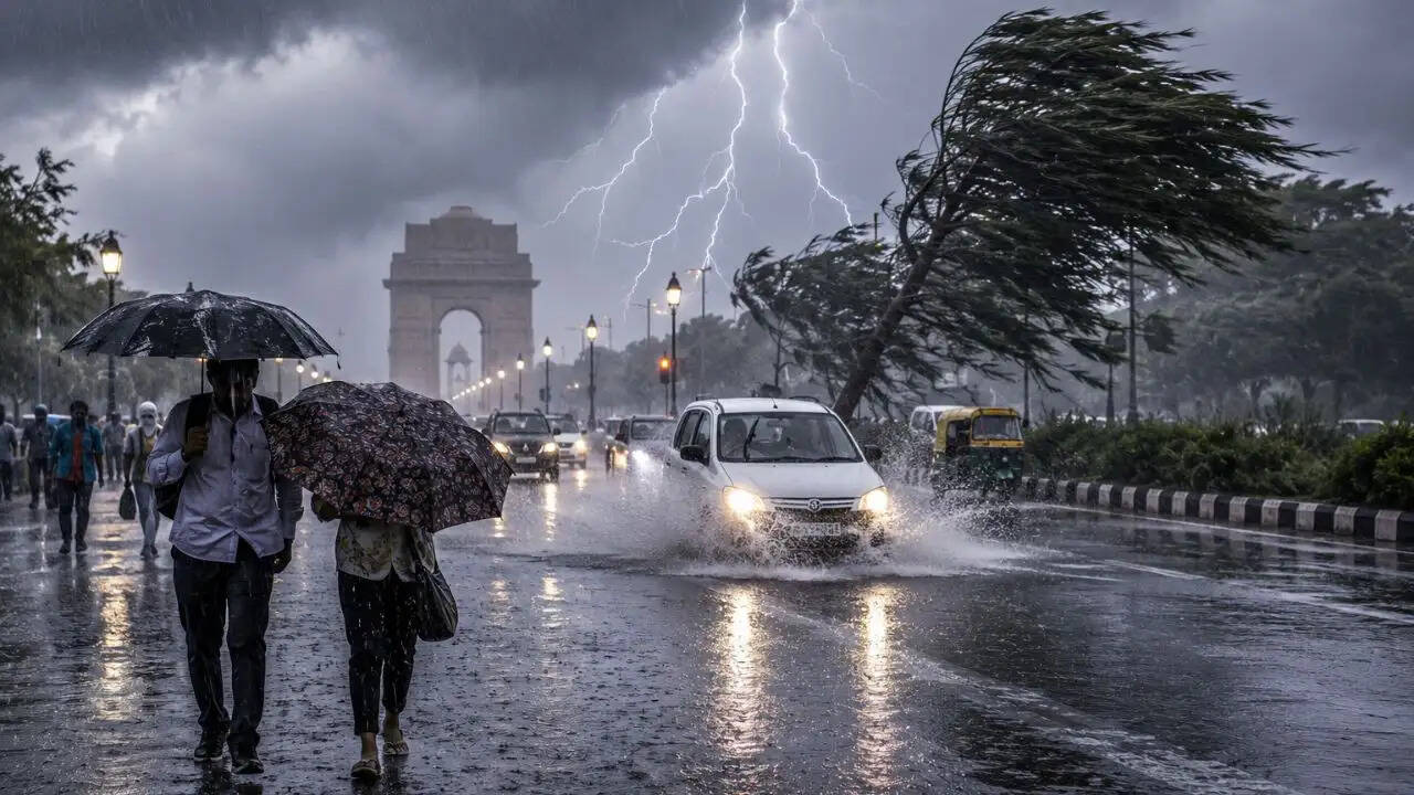 उत्तर भारत में मौसम का मिजाज बदला: बारिश से मिली गर्मी से राहत