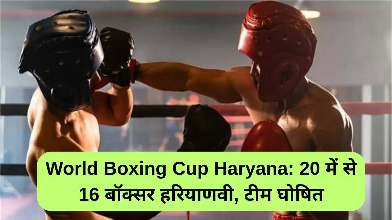 हरियाणा के 16 बॉक्सर्स का विश्व बॉक्सिंग कप में चयन