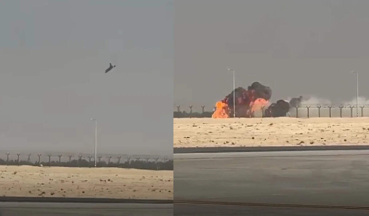 दुबई एयरशो में भारतीय तेजस लड़ाकू विमान की दुर्घटना