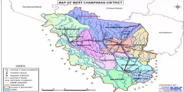 पश्चिम चंपारण जिला में 09 विधानसभा सीट है, जिसमें 07 पर भाजपा एक पर जदयू का कब्जा है