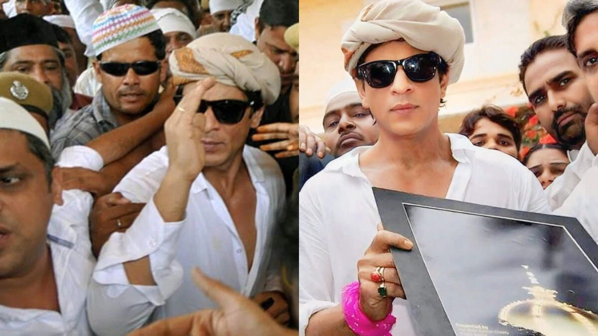 शाहरुख़ ख़ान के अजमेर शरीफ़ दौरे पर बेकाबू भीड़ का हंगामा