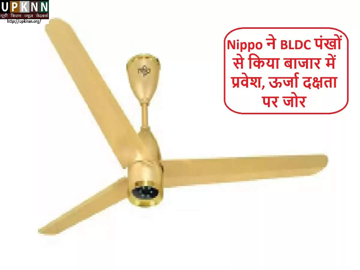 Nippo ने सीलिंग फैन बाजार में BLDC तकनीक के साथ कदम रखा