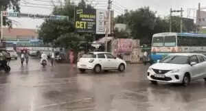शहर में बारिश से मिली गर्मी से राहत, किसानों में खुशी