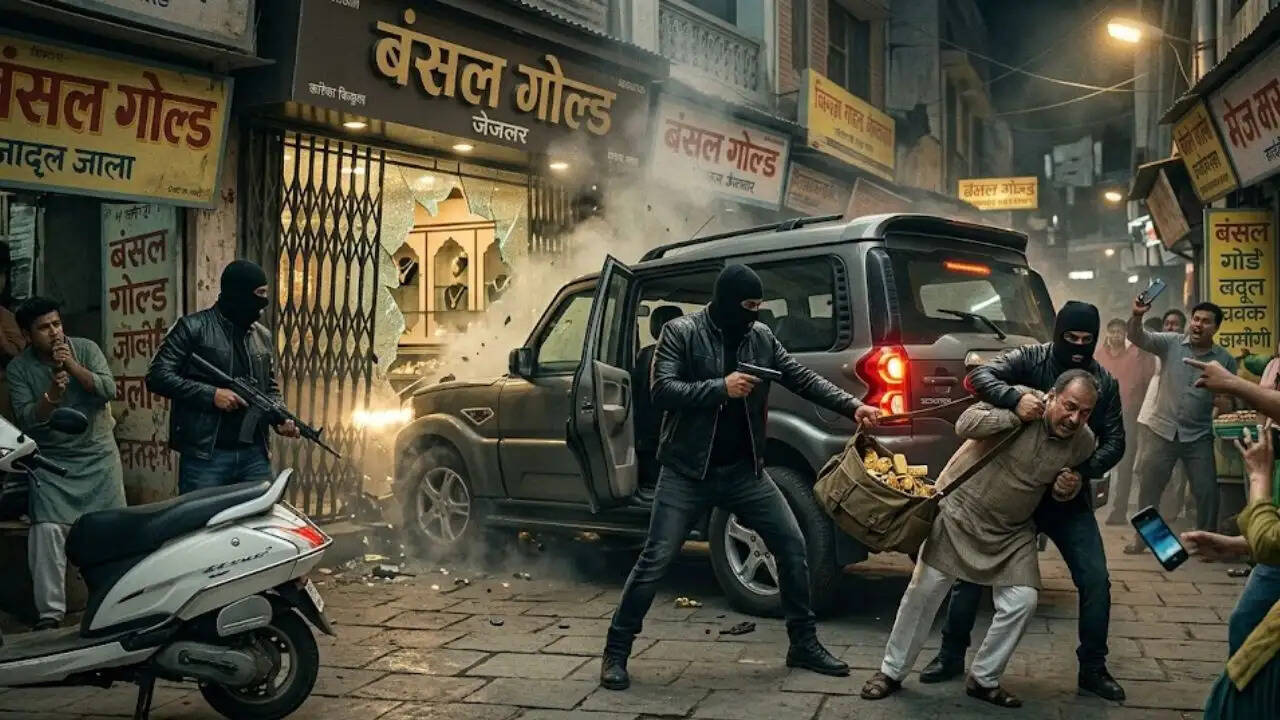 दिल्ली के सीलमपुर में सर्राफा व्यापारी पर हुआ फिल्मी स्टाइल में हमला, 1.5 करोड़ का सोना लूट लिया गया