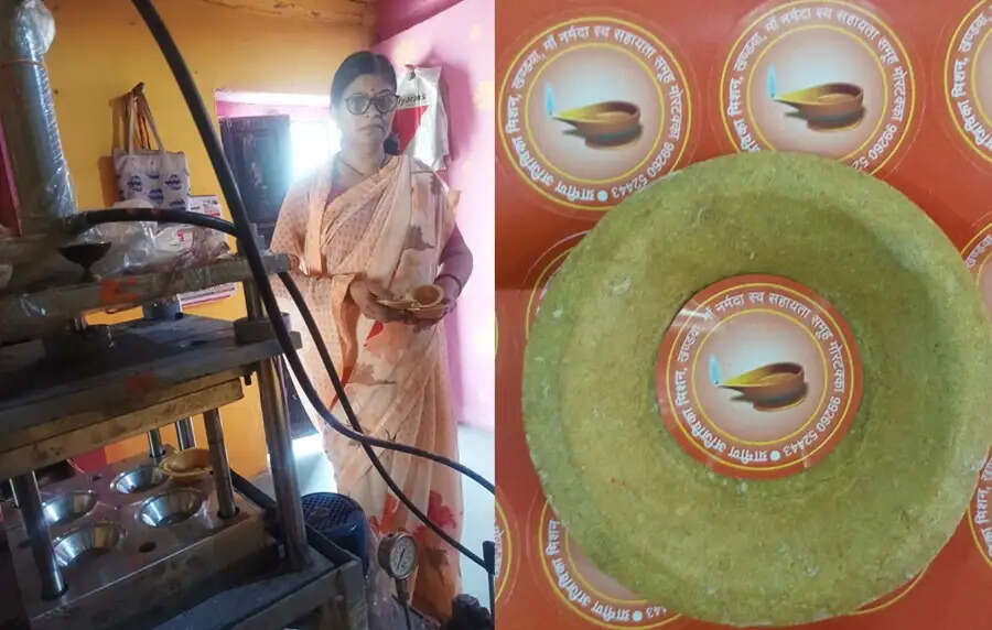 मप्र के ओंकारेश्वर में स्व-सहायता समूह की अनूठी पहल, मां नर्मदा को प्रदूषण मुक्त रखने को बना रहे आटे के दीपक