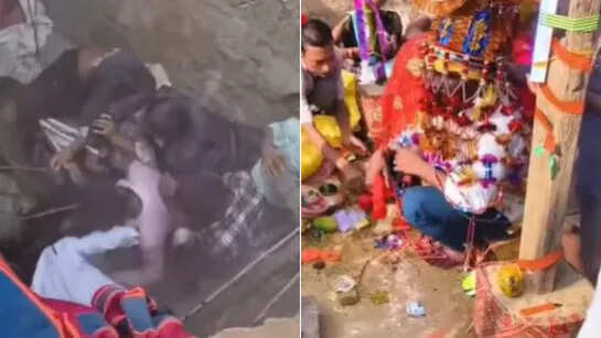 शादी के मंडप में छत गिरने का दिल दहला देने वाला वीडियो वायरल