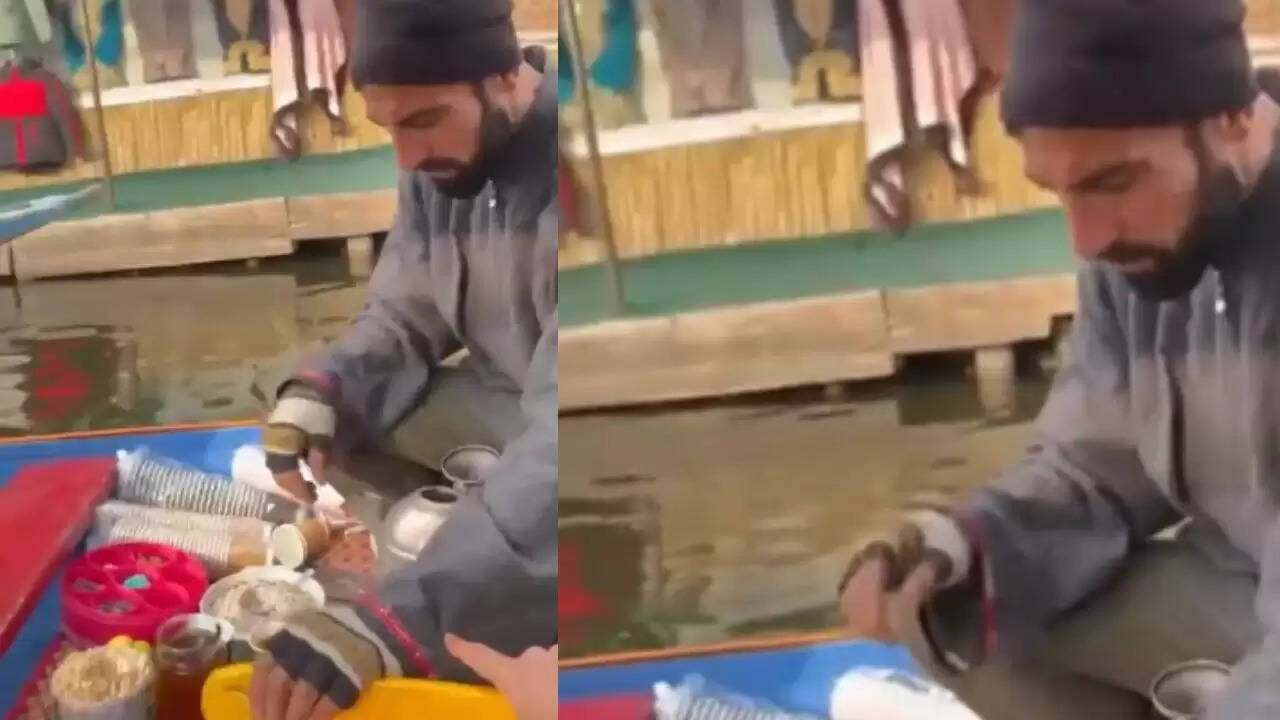 कश्मीर के शिकारा नाविक का दिल छू लेने वाला वीडियो वायरल