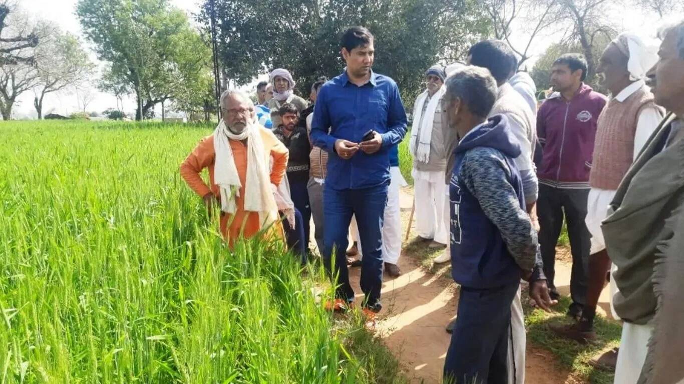 महेंद्रगढ़ में कृषि विभाग की लापरवाही से किसान परेशान