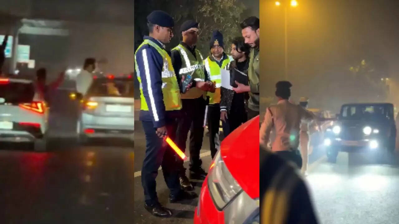 दिल्ली में नए साल के जश्न के दौरान 11,500 चालान जारी