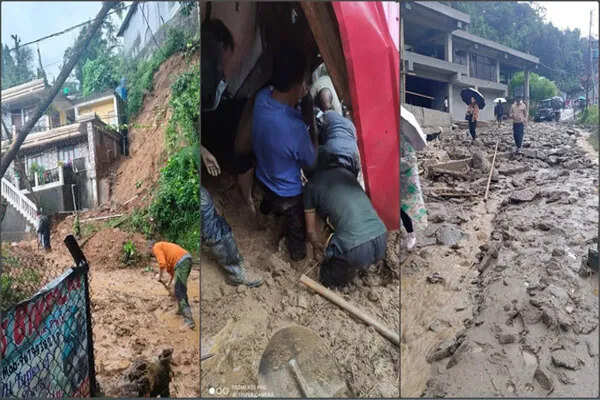 दार्जिलिंग में भारी बारिश से भूस्खलन, 13 लोगों की मौत