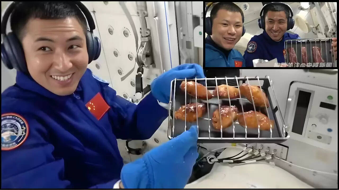चीन के अंतरिक्ष स्टेशन पर खाना पकाने की नई तकनीक का आगाज़