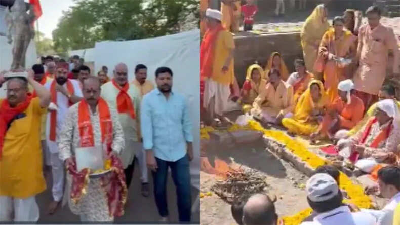 भोजशाला मंदिर में हिन्दू पक्ष ने शुरू की पूजा-अर्चना