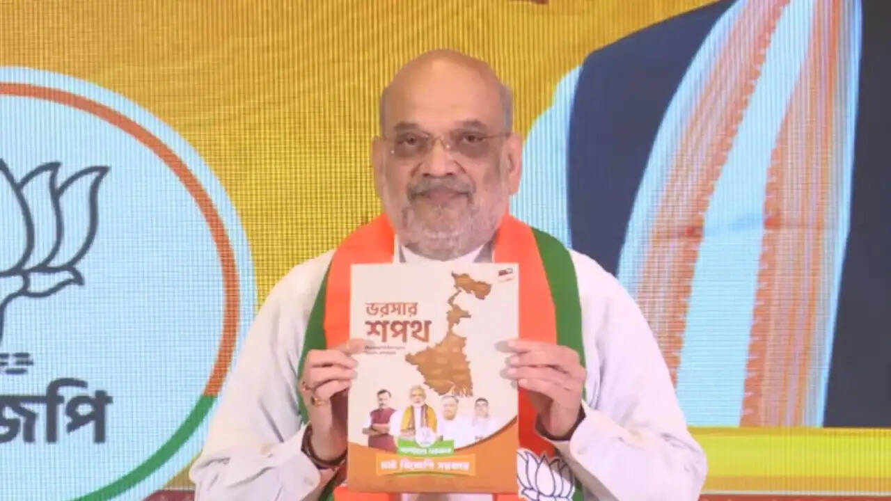 पश्चिम बंगाल चुनाव 2026: बीजेपी का नया संकल्प पत्र और अमित शाह का विपक्ष पर हमला