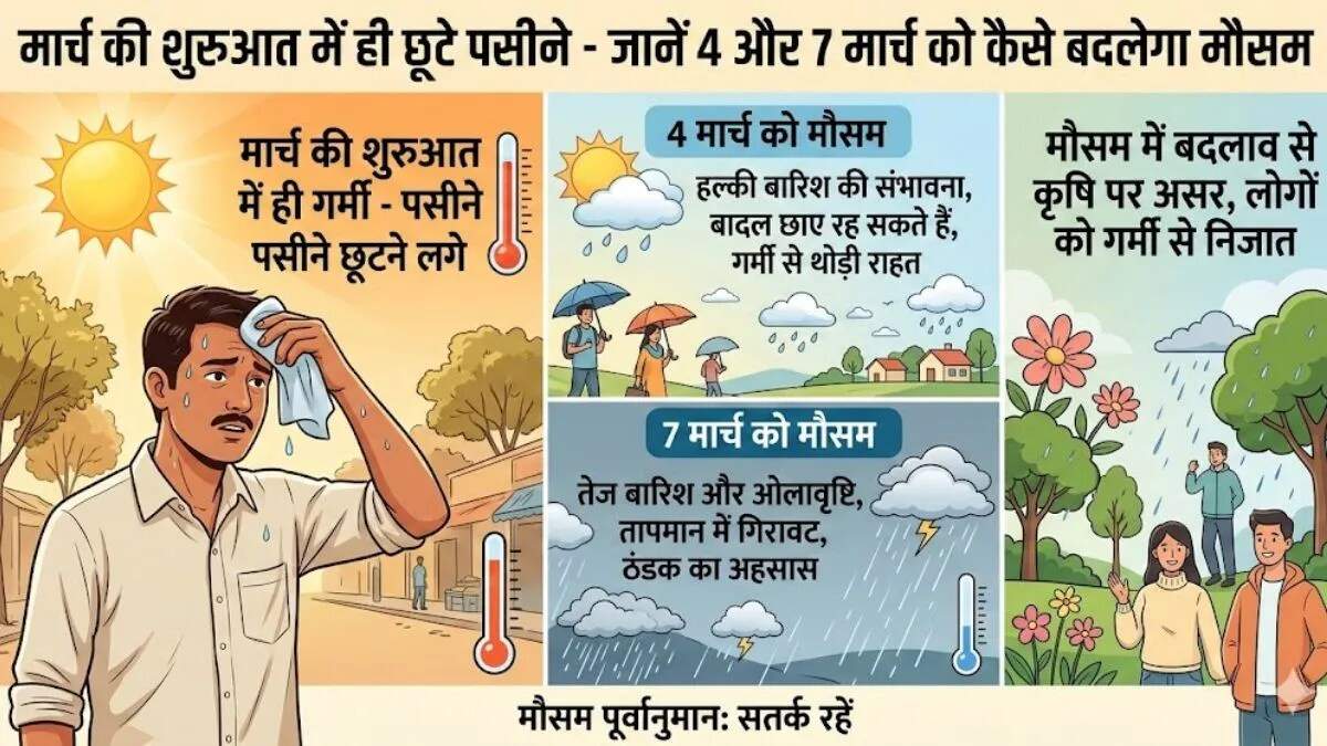 मार्च में हरियाणा का मौसम: गर्मी में राहत की उम्मीद